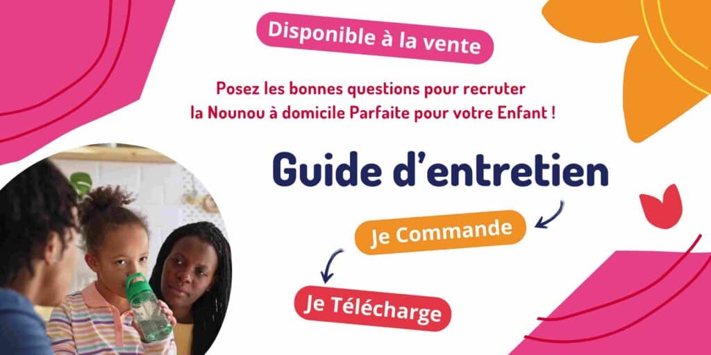 Cette image montre que des questionnaire de recrutement de garde d'enfants sont disponibles à la vente en téléchargement direct