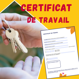 Cette image présente un document à télécharger : certificat de travail du particulier employeur